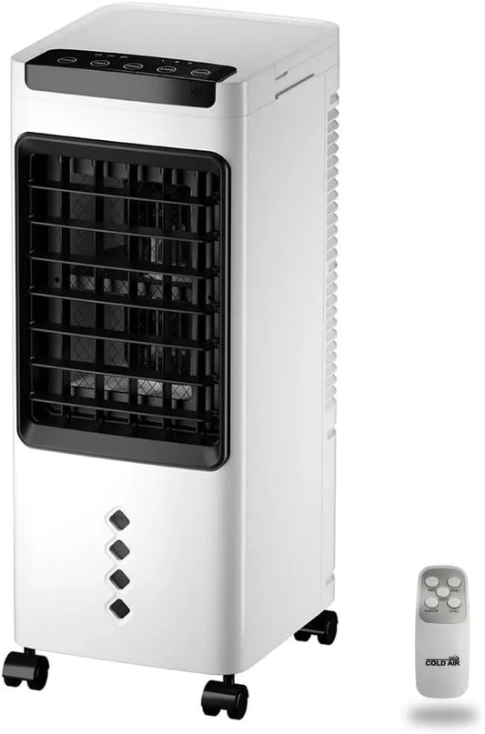 Climatiseur, basse consommation 60 W, Refroidisseur d'air portable 3 en 1, 3 niveaux de vitesse, VENTEO, télécommande, humidifie et purifie