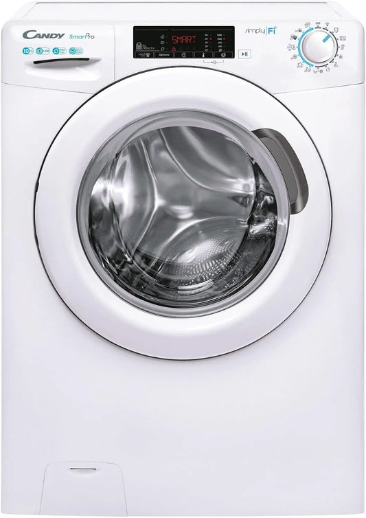 Candy modèle 14105TW4/1-S, Smart Pro CSO lavatrice Caricamento frontale 10 kg 1400 Giri/min Bianco