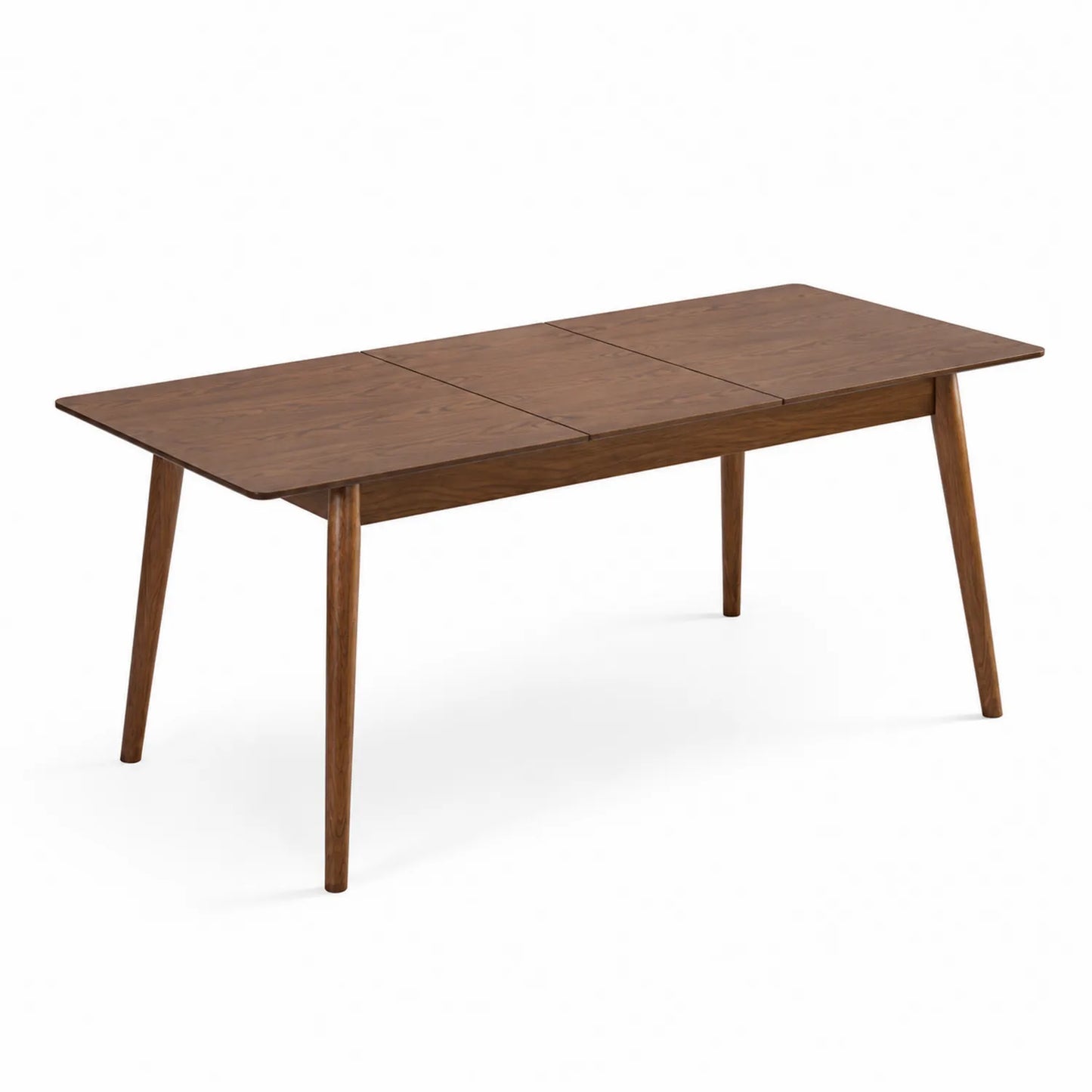 Table à manger en bois massif marron 180x90x75 cm