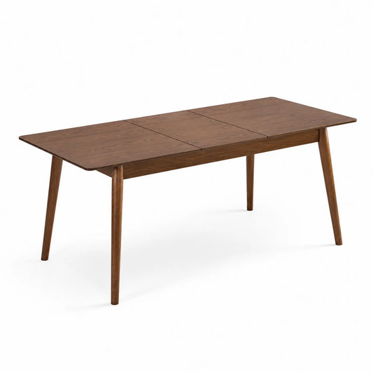 Table à manger en bois massif marron 180x90x75 cm