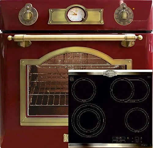 Four EH 6355 Kaiser Rot Electriques, Kaiser Rot Electriques encastré 67L Bordeaux + Plaque Vitrocéramique 60cm, 8 fonctions, fabricant Kaiser