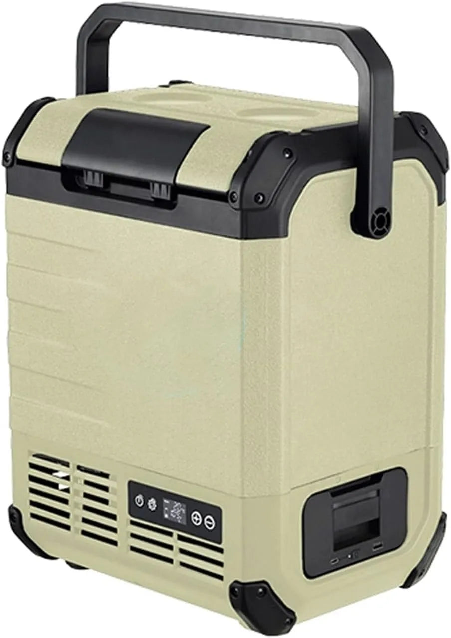 Avec Poignée Mini Glaciere, tension 12 V avec Poignée, Mini Congelateur Portable for Voiture, Petit Format, Refroidissement Rapide, for Camion
