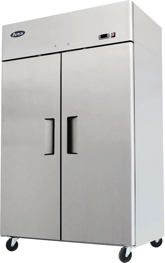 Armoire réfrigérée, Atosa, Négative 2 Portes Roulettes 900 L