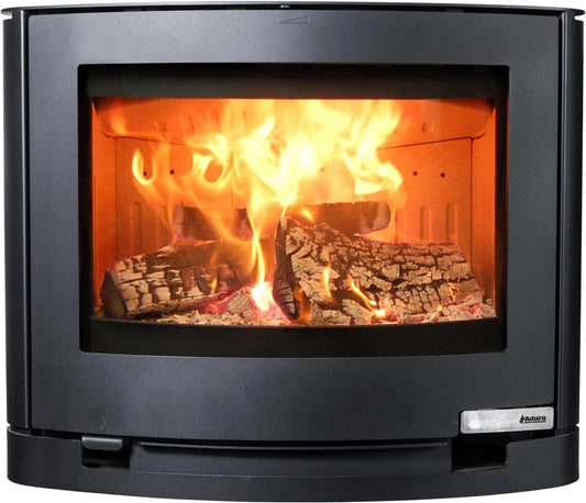 Bois suspendu ADURO 15 50554 Poele a, puissance 6,5 KW, finition noire