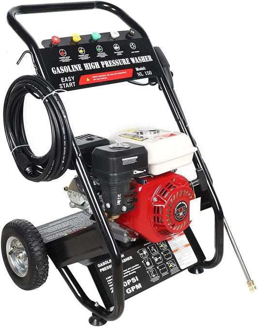 Nettoyeur haute pression Essence, 190 bar, puissance 4900 W, 6,5 CV, pour moteur à