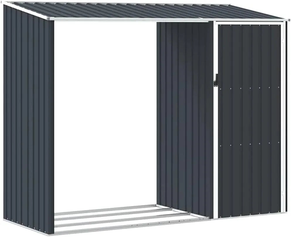 Abri vidaXL, Abri à Bois de Jardin Hangar de Stockage d'Outils Abri de Rangement Remise en Rondins