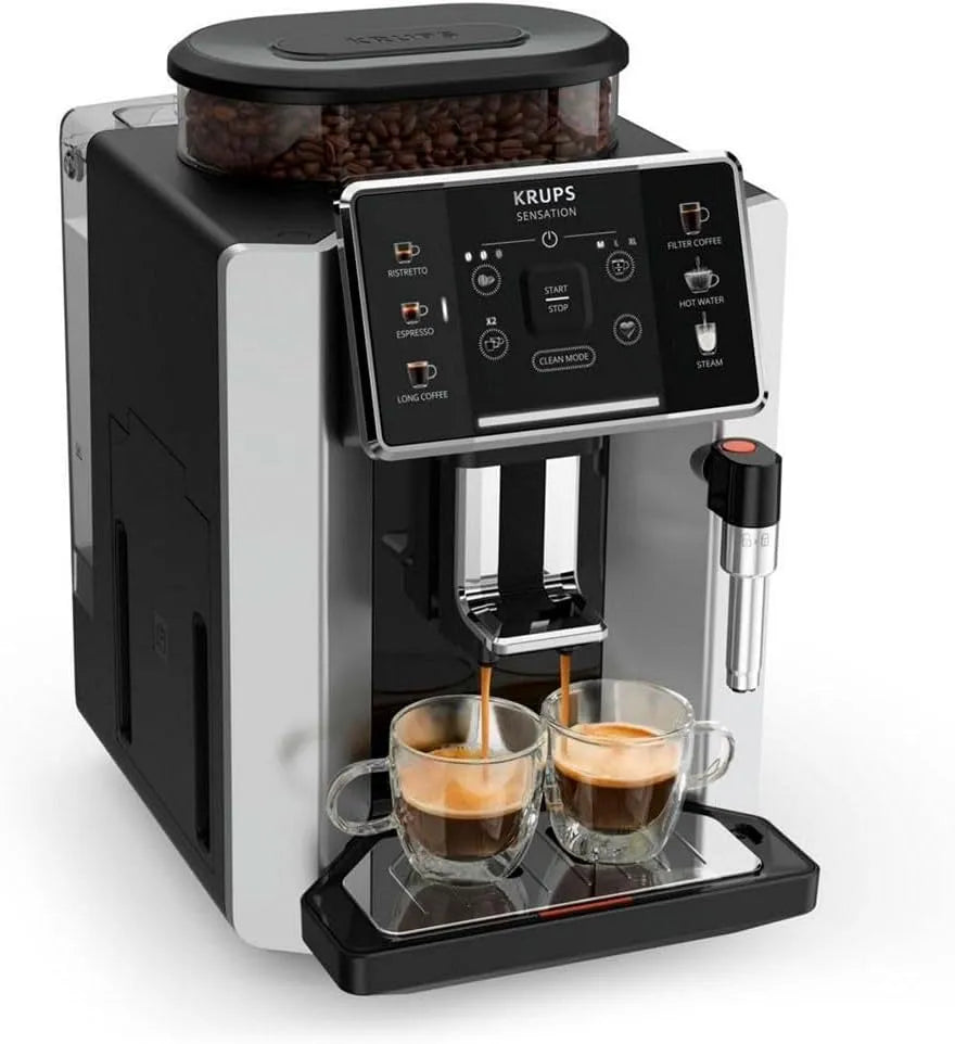 Modèle 15 Bars finition grise EA910E10 Robot Café, finition noire