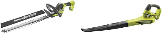 Ryobi souffleur de feuilles OBL1820S, Écartement 24mm & 18 Volts One+ 245 km/h, Lames, Taille-Haies Linea 18V One+ 50cm, Design en Ligne