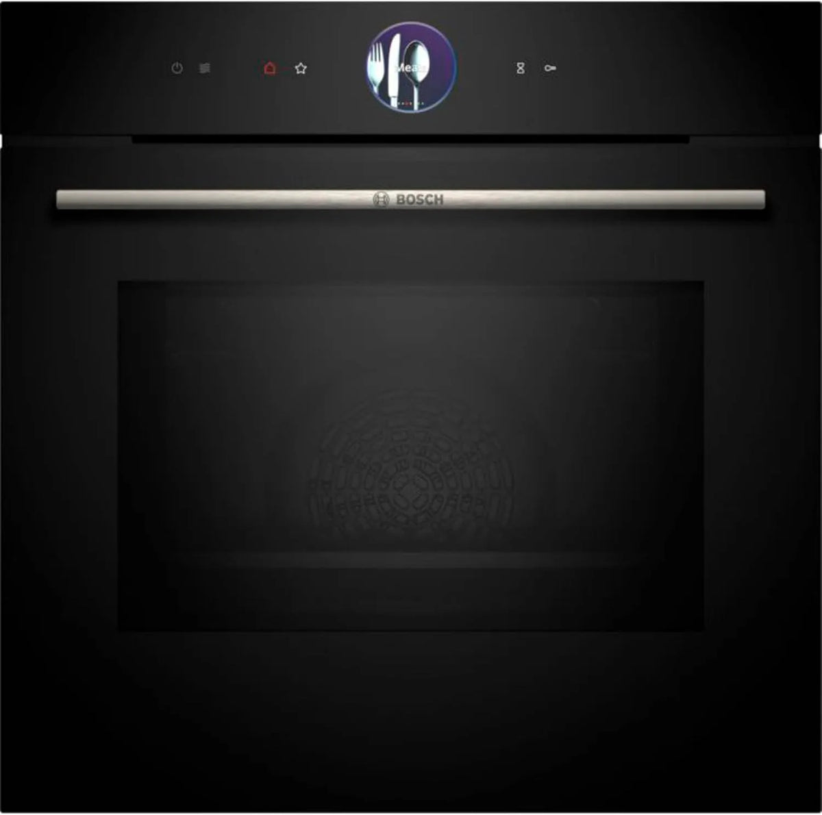 Bosch four HMG776NB1, Série 8, encastré intelligent avec fonction micro-ondes, dimensions 60 x 60 cm, programmes, fabriqué en Allemagne, pyrolyse