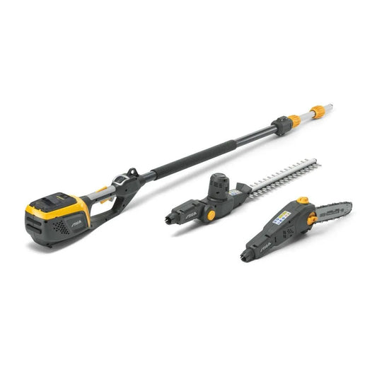Stiga ST3 Taille-haie à fonctionnement sans fil 500e, Manche télescopique MT, avec Longueur, 278722108, élagueuse, Kit avec Batterie