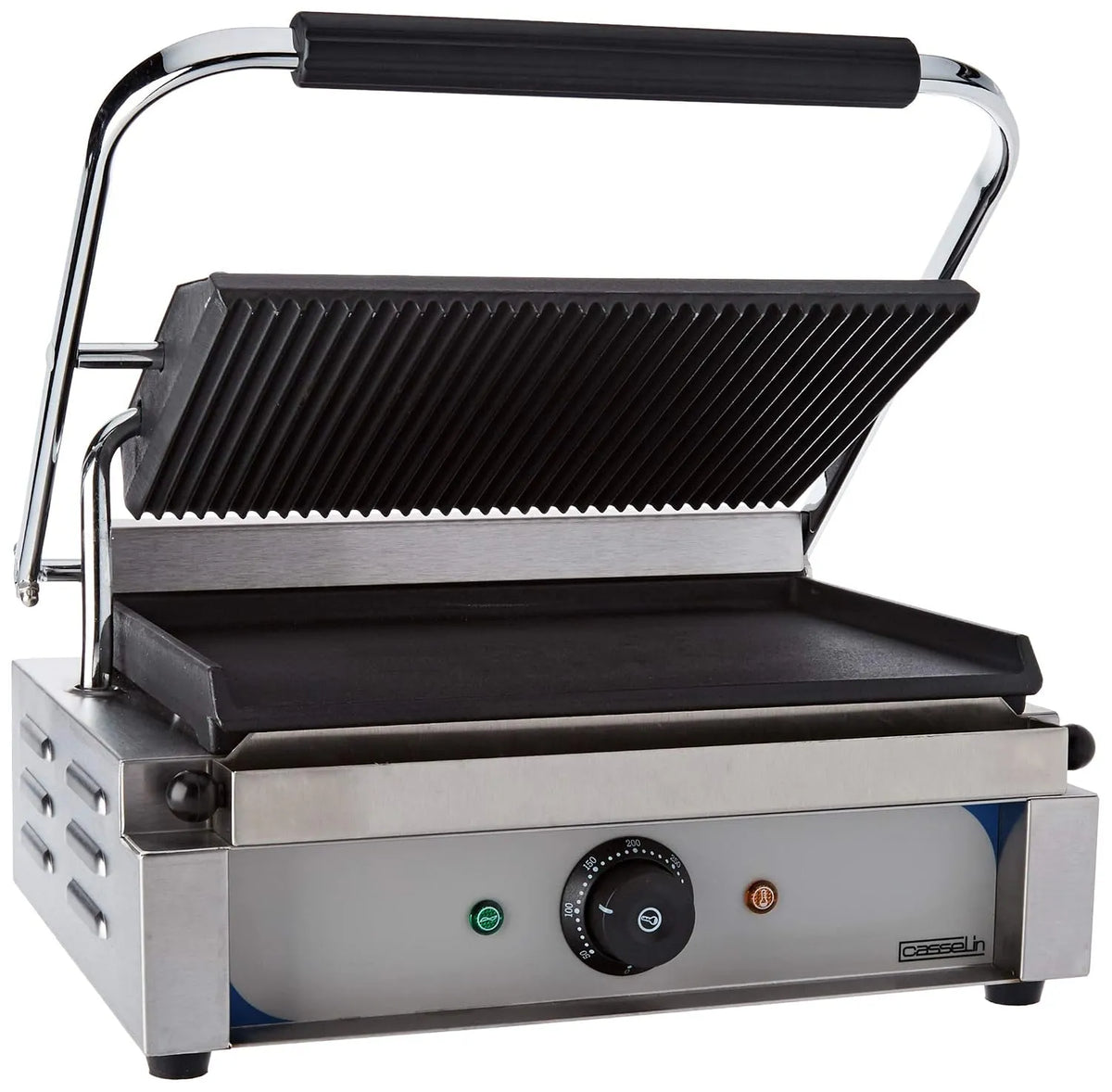 Casselin CGPRL, lisse, Grill panini plaques rainuré