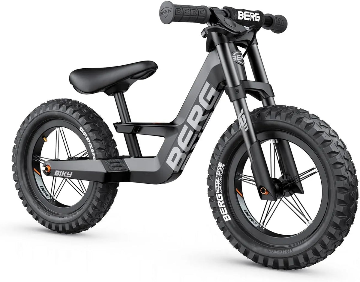 Vélo Berg Biky Cross, Design sûr et léger, sans pédales pour Enfants à partir de 2 Ans, Roues 30,5 cm, réglable pour la Croissance, Frein à Main