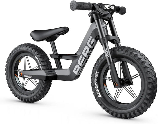 Vélo Berg Biky Cross, Design sûr et léger, sans pédales pour Enfants à partir de 2 Ans, Roues 30,5 cm, réglable pour la Croissance, Frein à Main