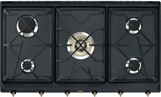Smeg plaque de cuisson SRV896AOGH, de cuisson à gaz