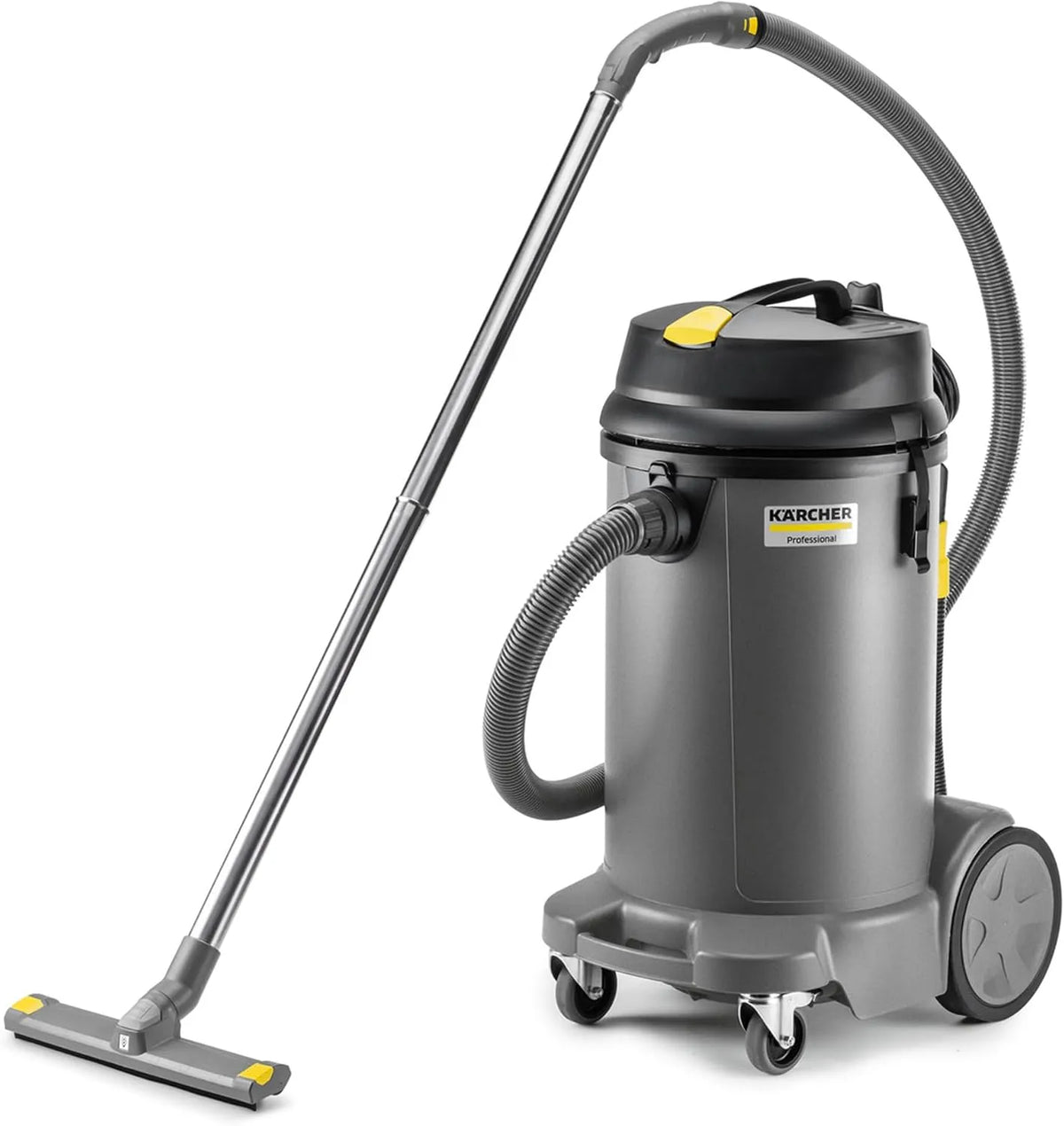 Kärcher aspirateur, réservoir: 48 l, Tuyau d'Aspiration: 2,5 m, coude, buse de Fentes, Eau et poussières NT 48/1, Max. 1380 W, 360 mm