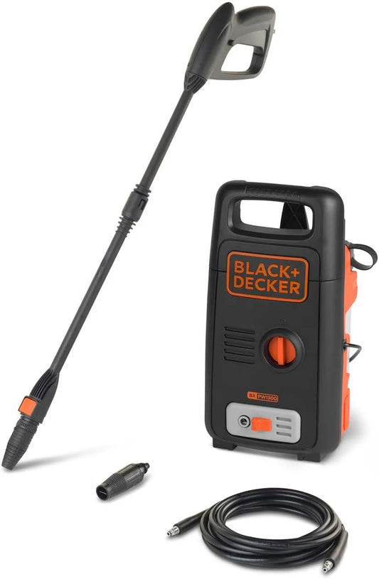 Black+Decker nettoyeur haute pression BXPW1300E, puissance 1300 W, 100 Bar, 390 l/h