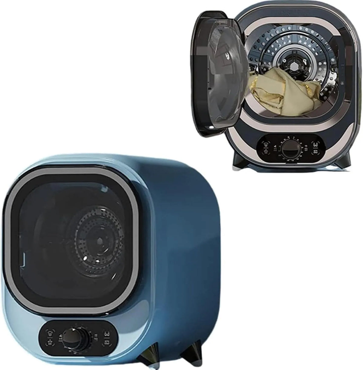 Sèche-linge A-220V Petit, Mini Ventilé De 5 Kg, Capacité De Charge De 0,8 Kg, Portable à Condensateur, IdéAl pour Comptoir Ou Montage Mural, Compact