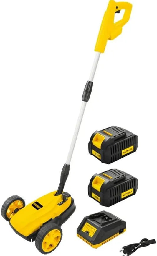 Tondeuse Nemura Mini, à batterie 40V, Coupe de 22cm, 2 Batteries 2Ah + 1 Chargeur rapide, Compacte et Performante, Qualité Professionnelle