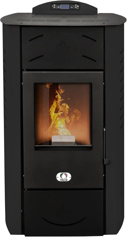 Poêle à granulés 20H, STUFE A PELLET ITALIA Siberia Hydro 15 KW, Puissances