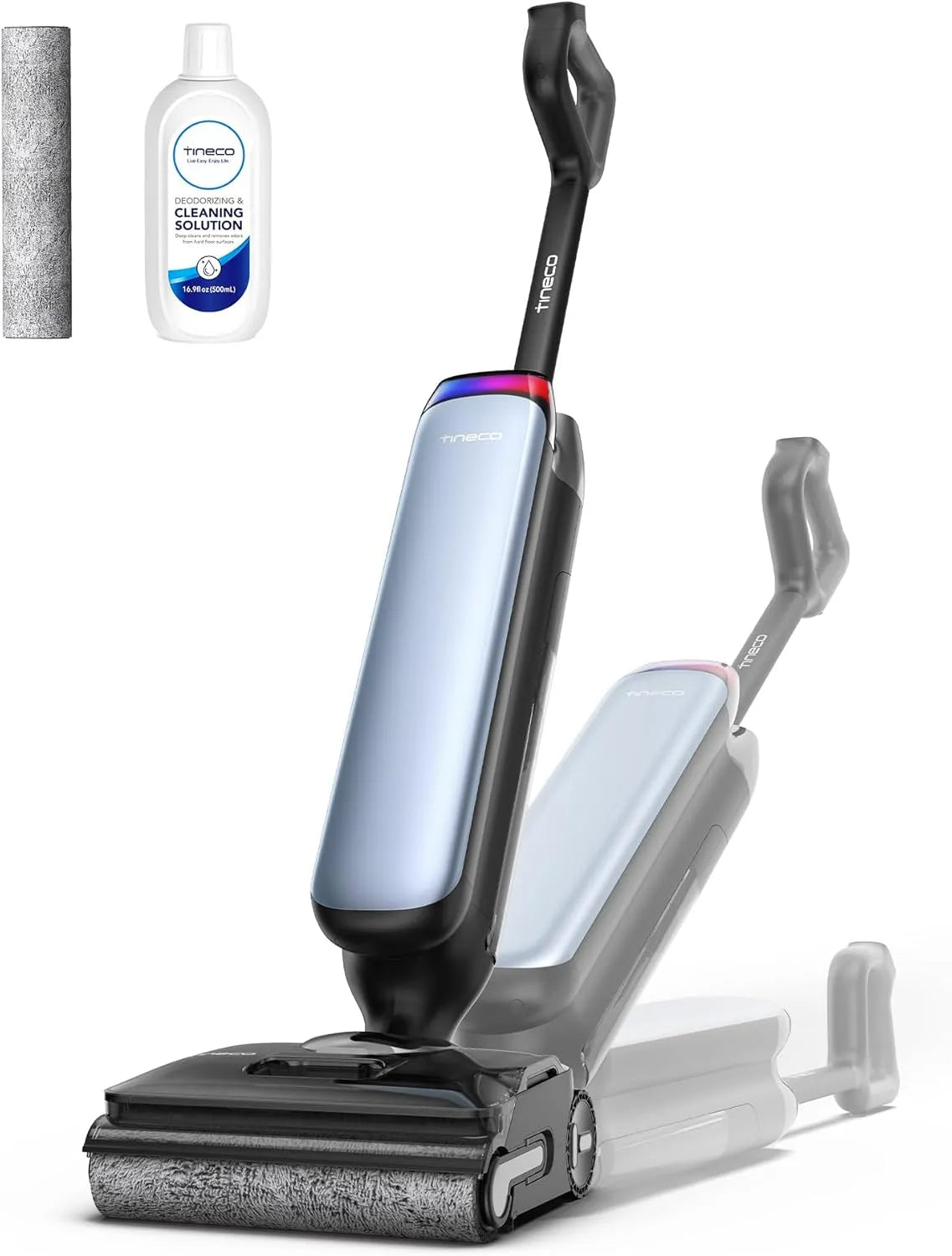 Aspirateur, Tineco Floor One S9 Artist Laveur, 22 kPa d'aspiration, 360° SmoothDrive, 50 Min d'autonomie, Nettoyage des Bords des 2 côtés