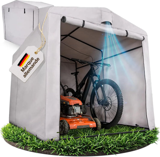 Vélo 600D Abri, pour vélos électriques, Résistant au Vent, Outils de Jardin, extérieur, imperméable 160x220x165 cm, Tissu Oxford avec revêtement PU