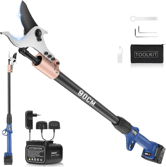 Modèle électrique avec Tige 4+4Ah SW-921-1 SW-921-0.9M SWANSOFT Sécateur, 40mm 25.2V