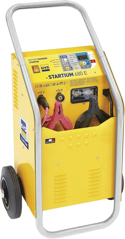 Modèle 12 026490 680e GYS, chargeur démarreur 12/24V automatique, startium, Jaune