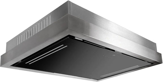 343 PRIME Hotte encastrable à chaleur tournante 120 cm IS 120 BL EBM 1000 GCH C, hotte à recirculation, 1000 m, Moteur m³/h, Ionisation