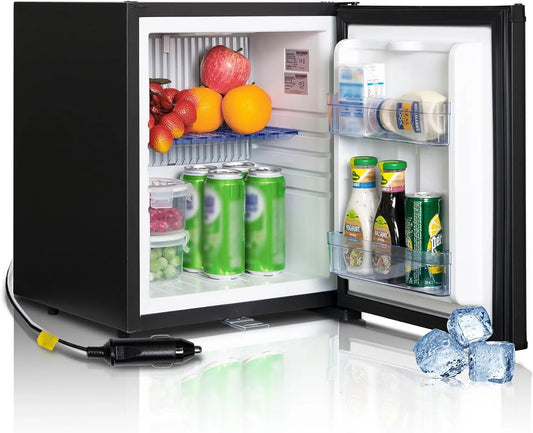 Camping Car SMETA Frigo, Frigo Van Aménagé 12V, Camping Car 12V 220V, capacité 30L, Porte Réversible, finition noire